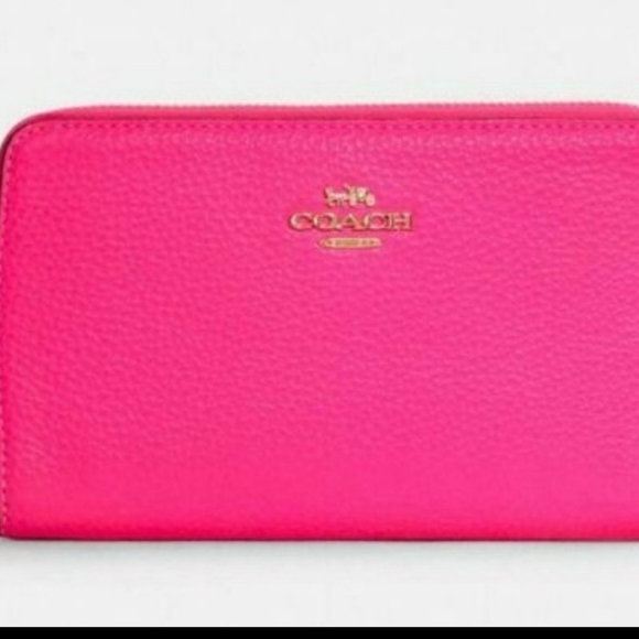 Looking for this Coach Wallet in Neon Pink - Picture 2 of 2